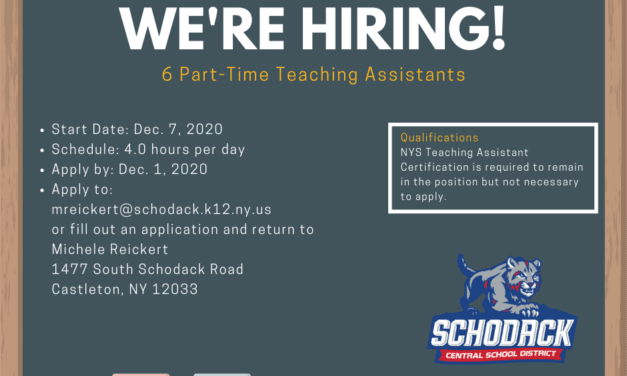 We’re Hiring: Part-Time Teaching Assistants