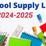 School Supply Lists for 2024-2025
