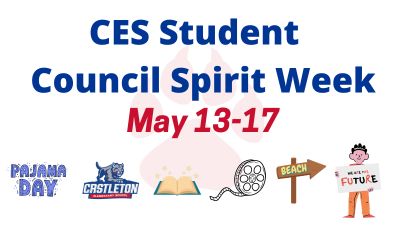 CES Student Council Spirit Week is May 13-17