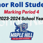 Honor Rolls for Marking Period 4 of 2023-2024